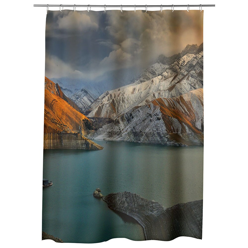 Perdea Dus, Cada, pentru Baie, Heartwork, In port, Model Multicolor, Decoratiuni Baie, 150 x 200 cm