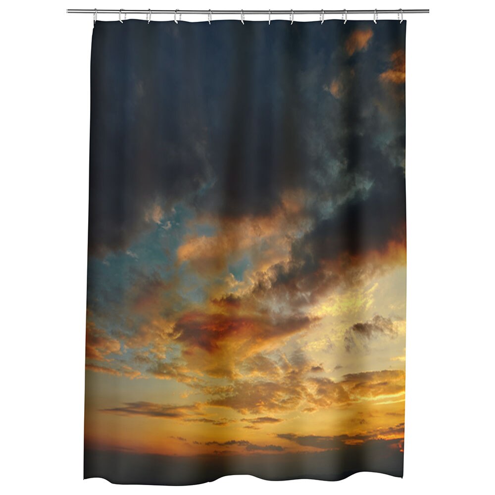 Perdea Dus, Cada, pentru Baie, Heartwork, Razboi, Model Multicolor, Decoratiuni Baie, 150 x 200 cm