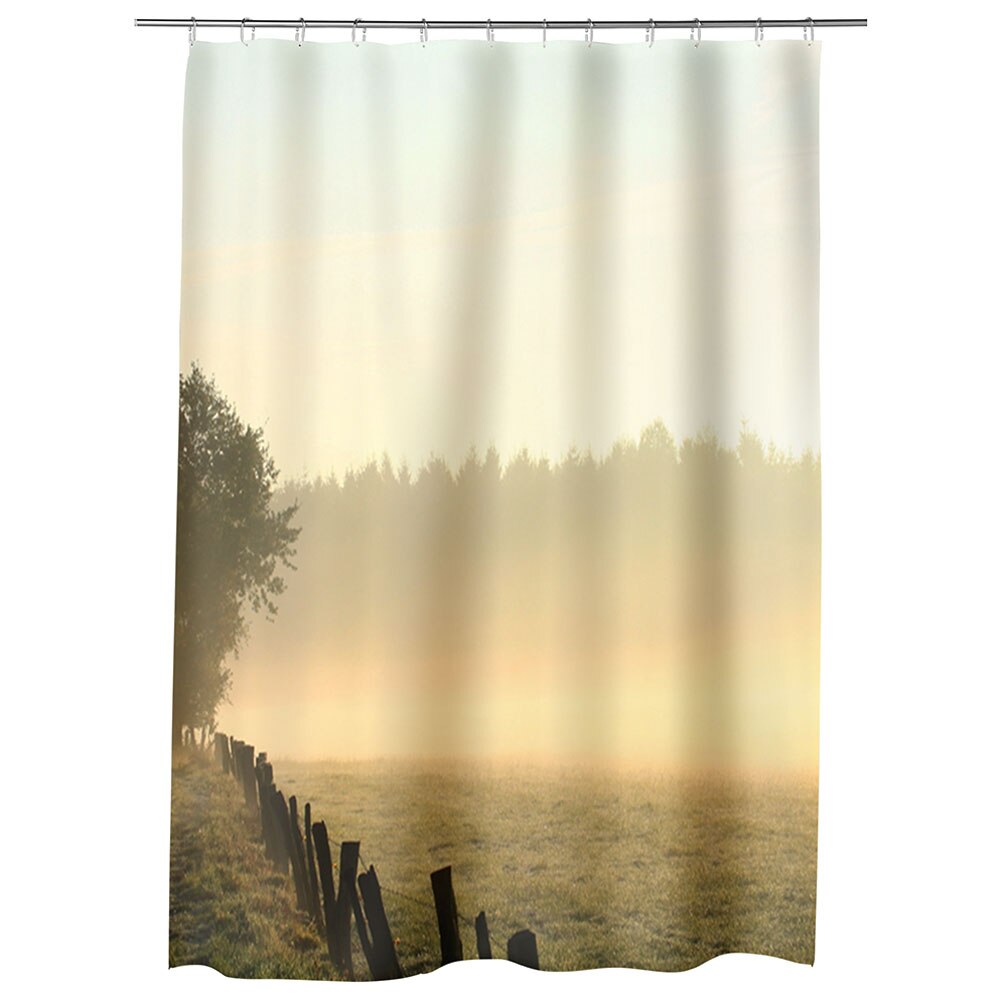 Perdea Dus, Cada, pentru Baie, Heartwork, Ceata, Model Multicolor, Decoratiuni Baie, 150 x 200 cm
