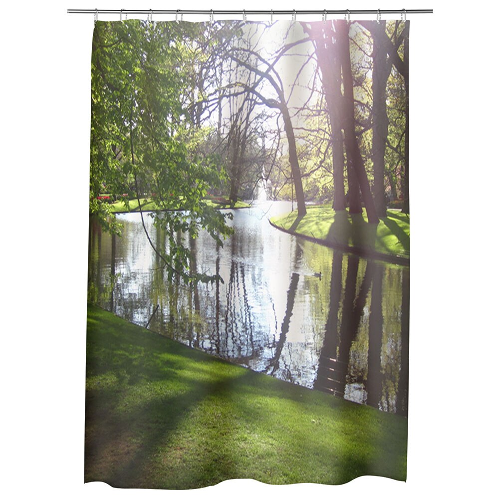 Perdea Dus, Cada, pentru Baie, Heartwork, Luciul apei, Model Multicolor, Decoratiuni Baie, 150 x 200 cm
