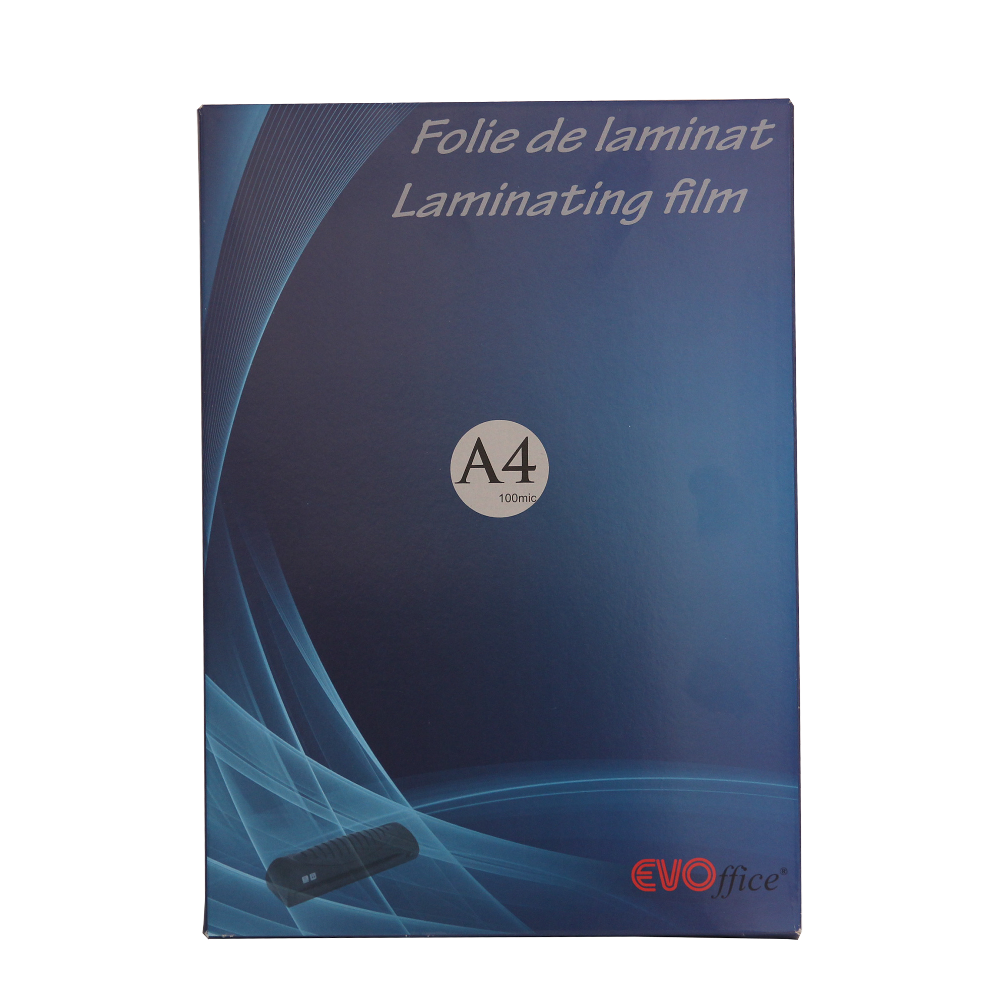 Folie de laminat EVOffice, 100 microni, 100 buc, A4