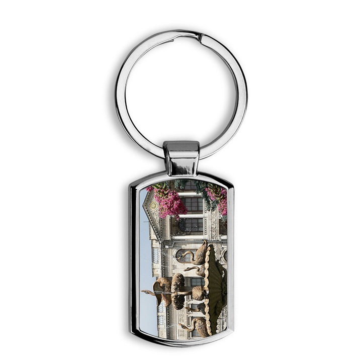 Isztambul mintás fém kulcstartó