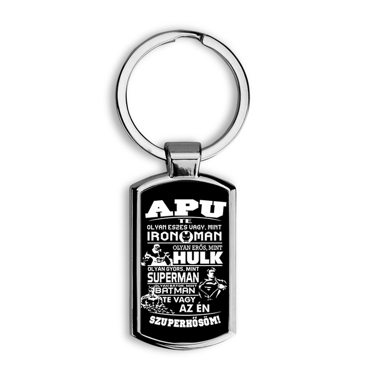 Tavasz mintás fém kulcstartó 1