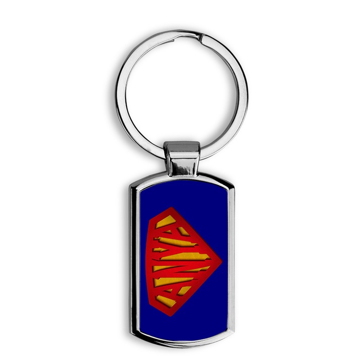 Szuperhősöm mintás fém kulcstartó 1