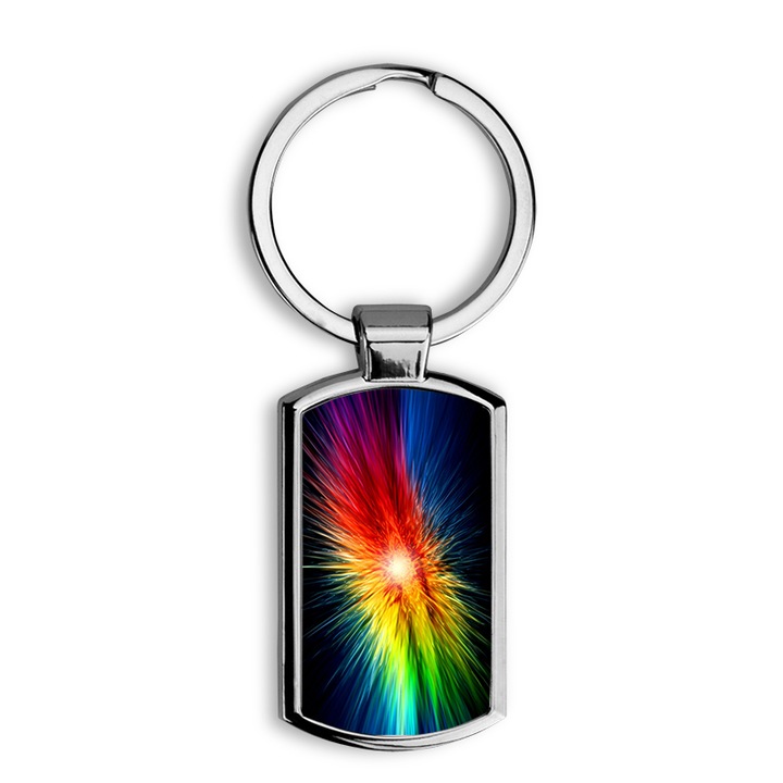 Szuperapa mintás fém kulcstartó