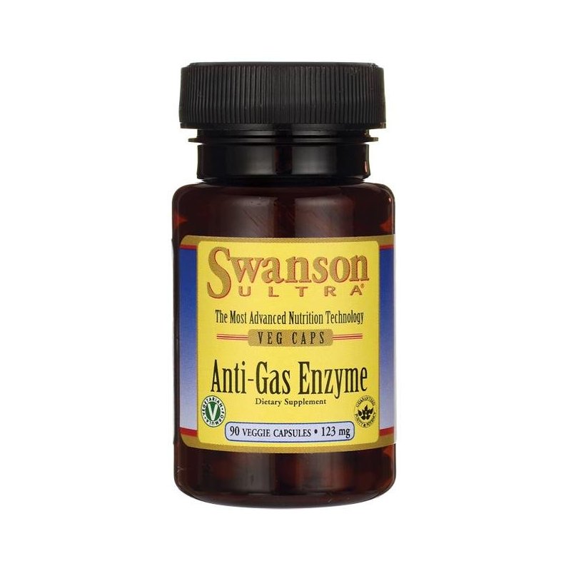Supliment alimentar Anti-Gas Enzyme 123 mg Swanson, 90 capsule