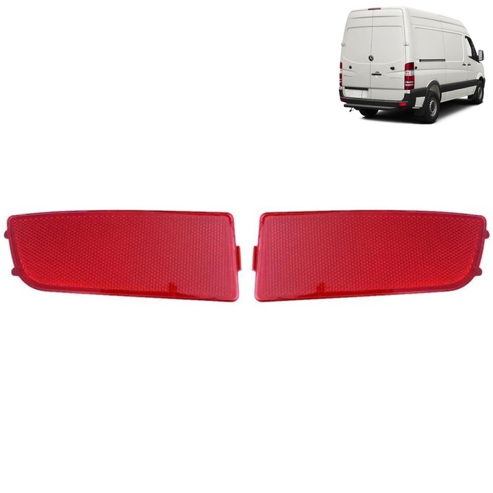 Kit reflectoare bara spate Pbauto, pentru Mercedes-Benz Sprinter