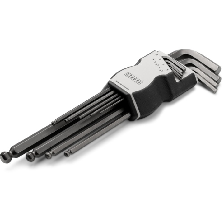 Chei hexagonale marca STROXX 9 piese 1.5-10 mm