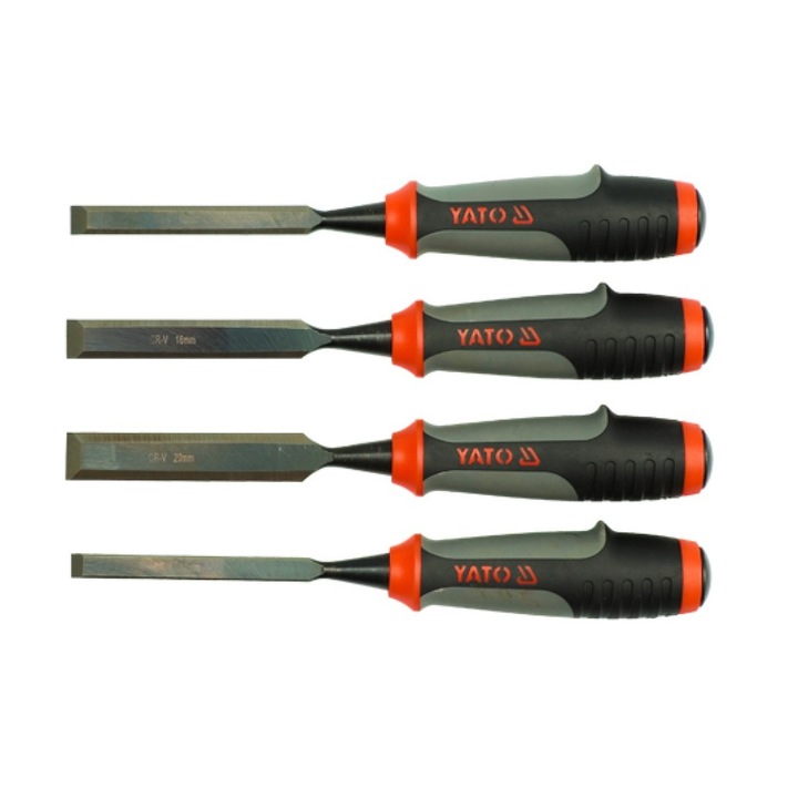 Véső készlet 4 részes fához CrV