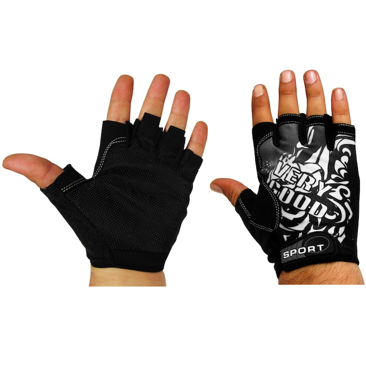 Ръкавици за колоездене и фитнес MAXIMA 400522, Черен