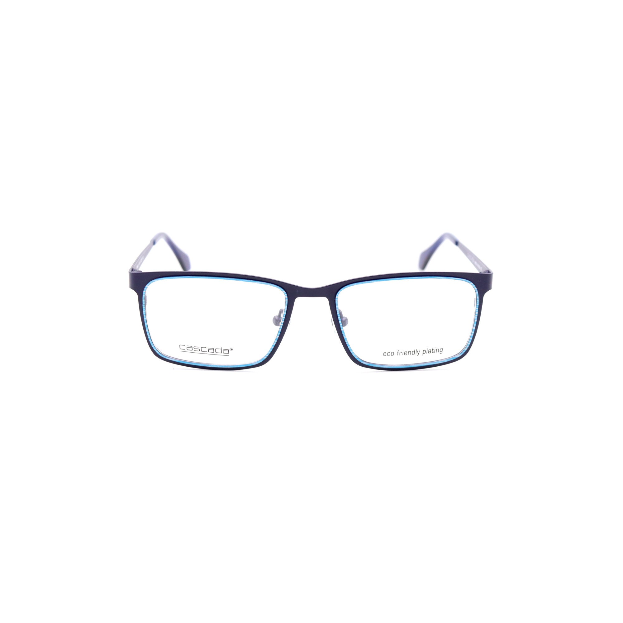 Rame ochelari de vedere, Cascada, Barbat, 549 90, 54mm, Negru/Albastru