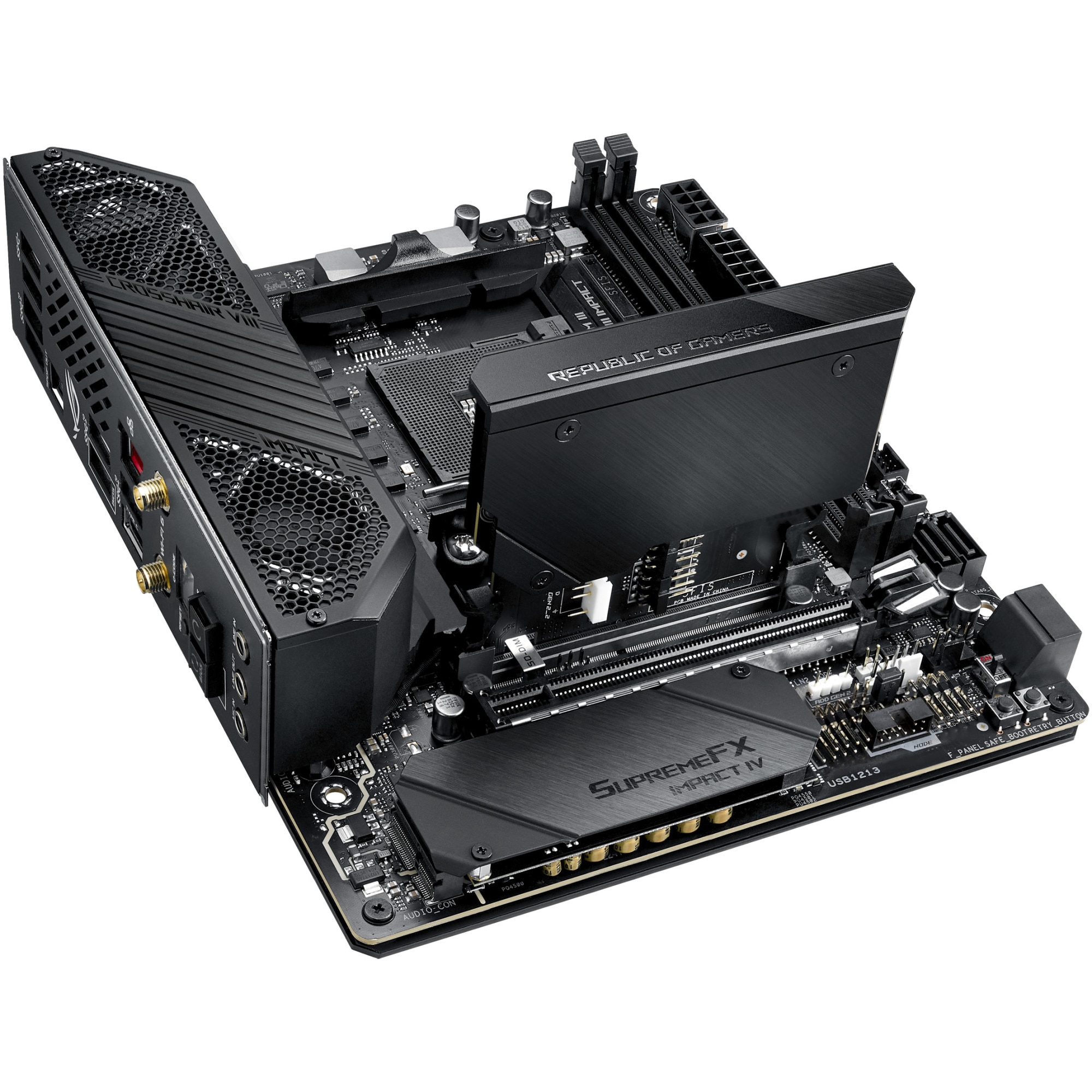 Placa de baza ASUS ROG CROSSHAIR VIII IMPACT, Socket AM4 - eMAG.ro