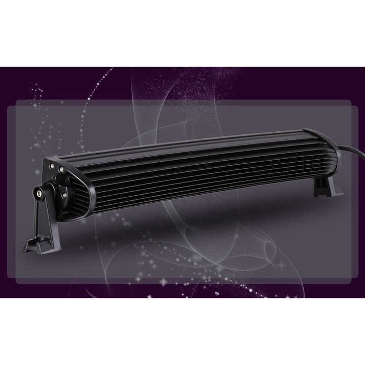 LED Bar Flexzon Curbat 7D 876W 12V-24V, 130 Cm, QUAD-row, Spot & Flood Combo Beam