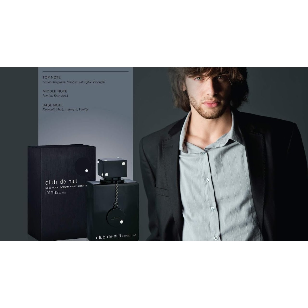 Комплект Armaf Club de Nuit Intense EDT за Мъже, Тоалетна вода 105 мл ...