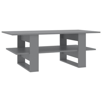 Masuta de cafea, vidaXL, PAL, 110 x 55 x 42 cm, Gri Masuta de cafea, vidaXL, PAL, 110 x 55 x 42 cm, Gri