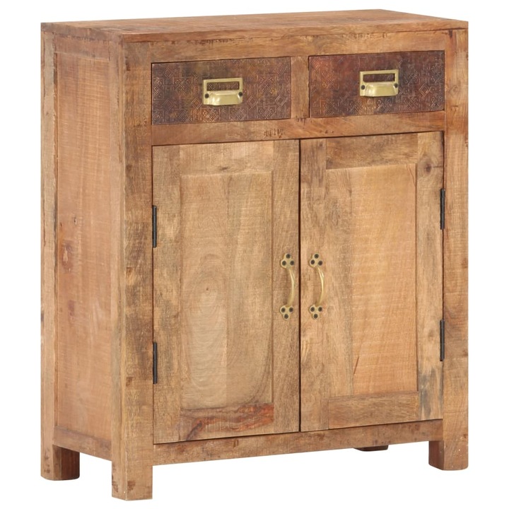 Бюфет vidaXL, 65x30x75 см, грубо мангово дърво масив, 17.36 Kg