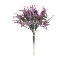 buchet de flori artificiale ornamentale lavanda cu floricele mov si frunze verzi lungime 22 cm imagen 35_0_
0