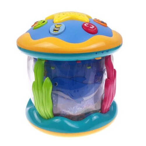 Lampa de veghe cu melodii si proiector 3 in1