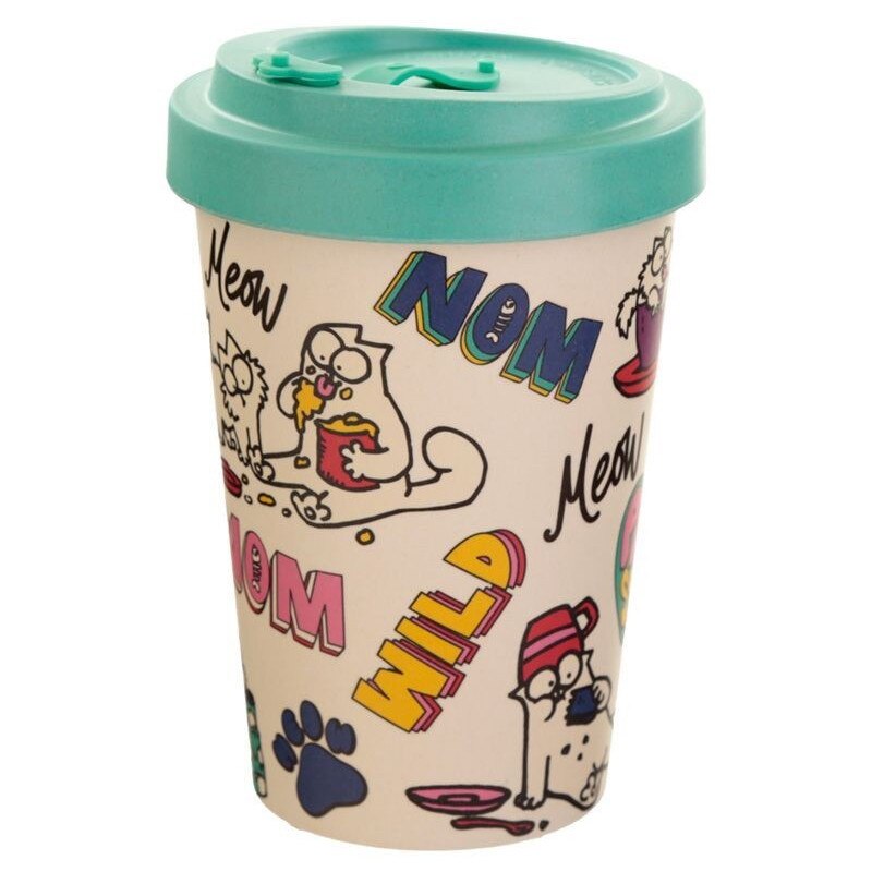 Cana de voiaj - Simon's Cat , Bambus, 275 ml
