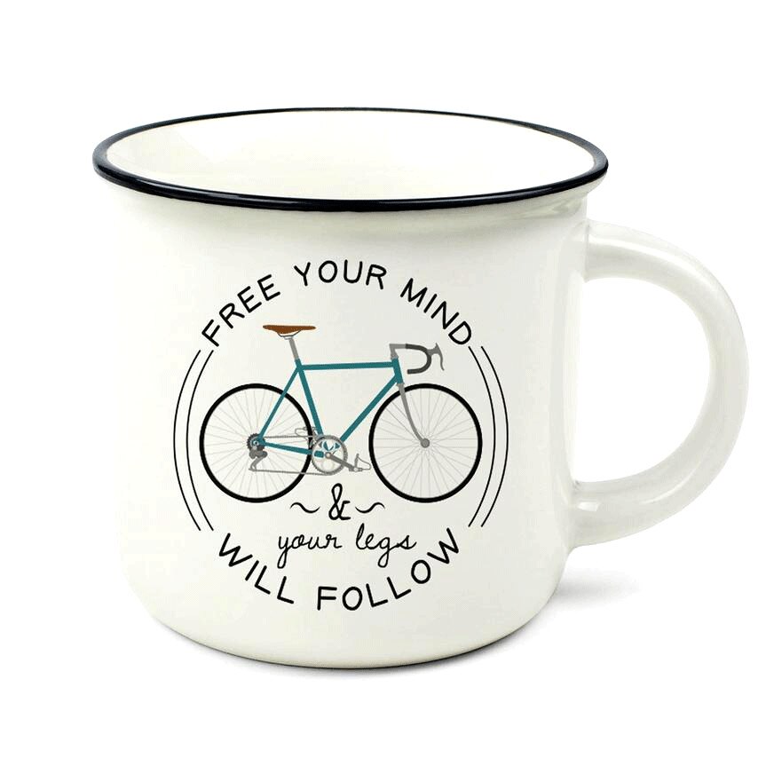 Cana - Cappuccino - Bike, Portelan, 350 ml