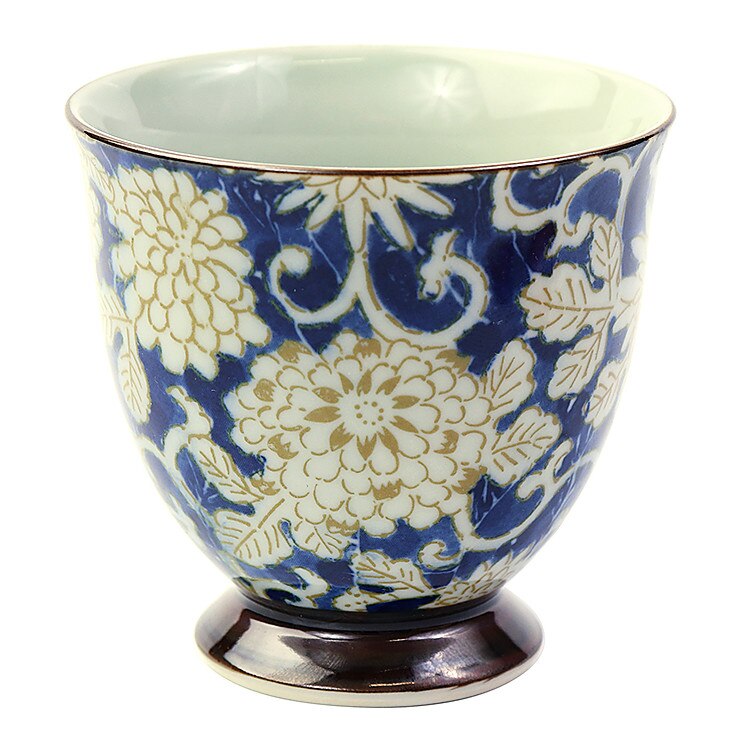 Ceasca - Footed - Sky Flowers, Portelan, 250 ml