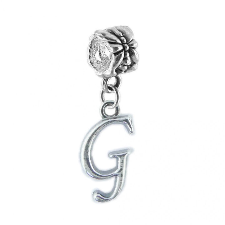 Charm argint Litera G 9219160 Dras