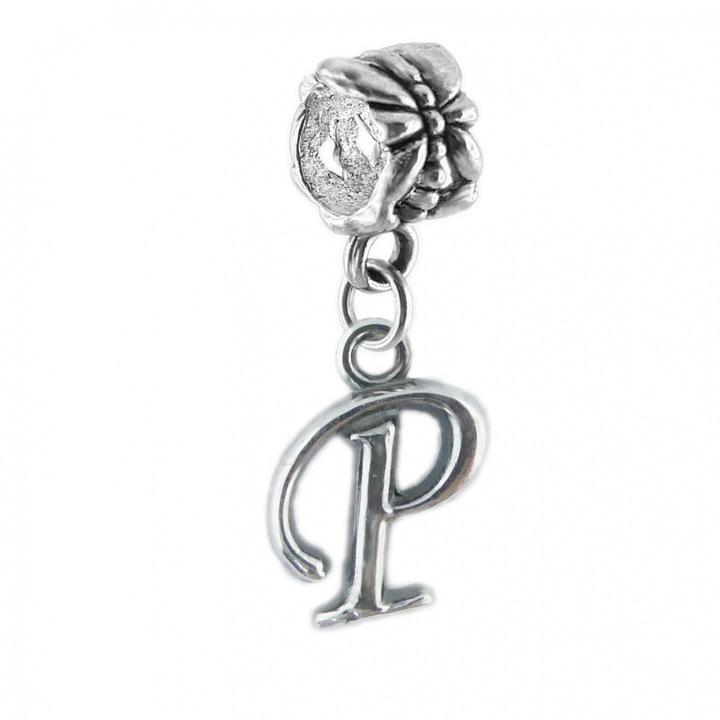 Charm argint Litera P 9227150 Dras