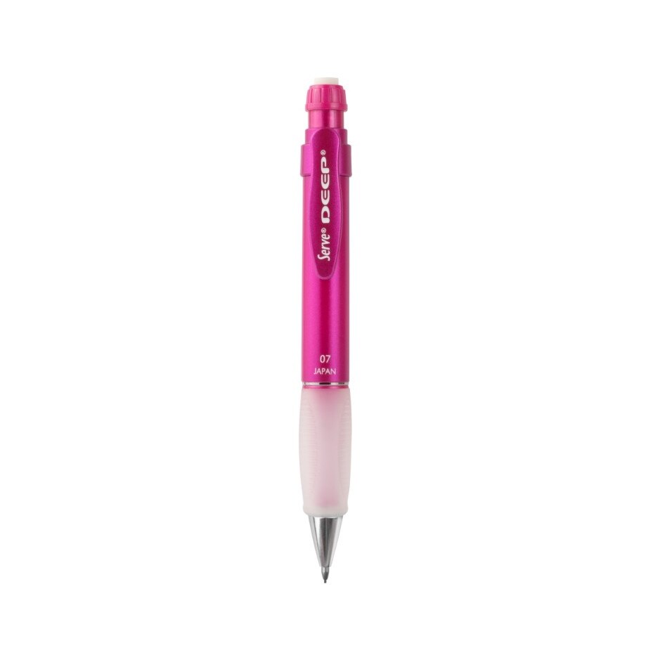 Creion mecanic Serve Deep, 0.7 mm, corp fuchsia metalizat