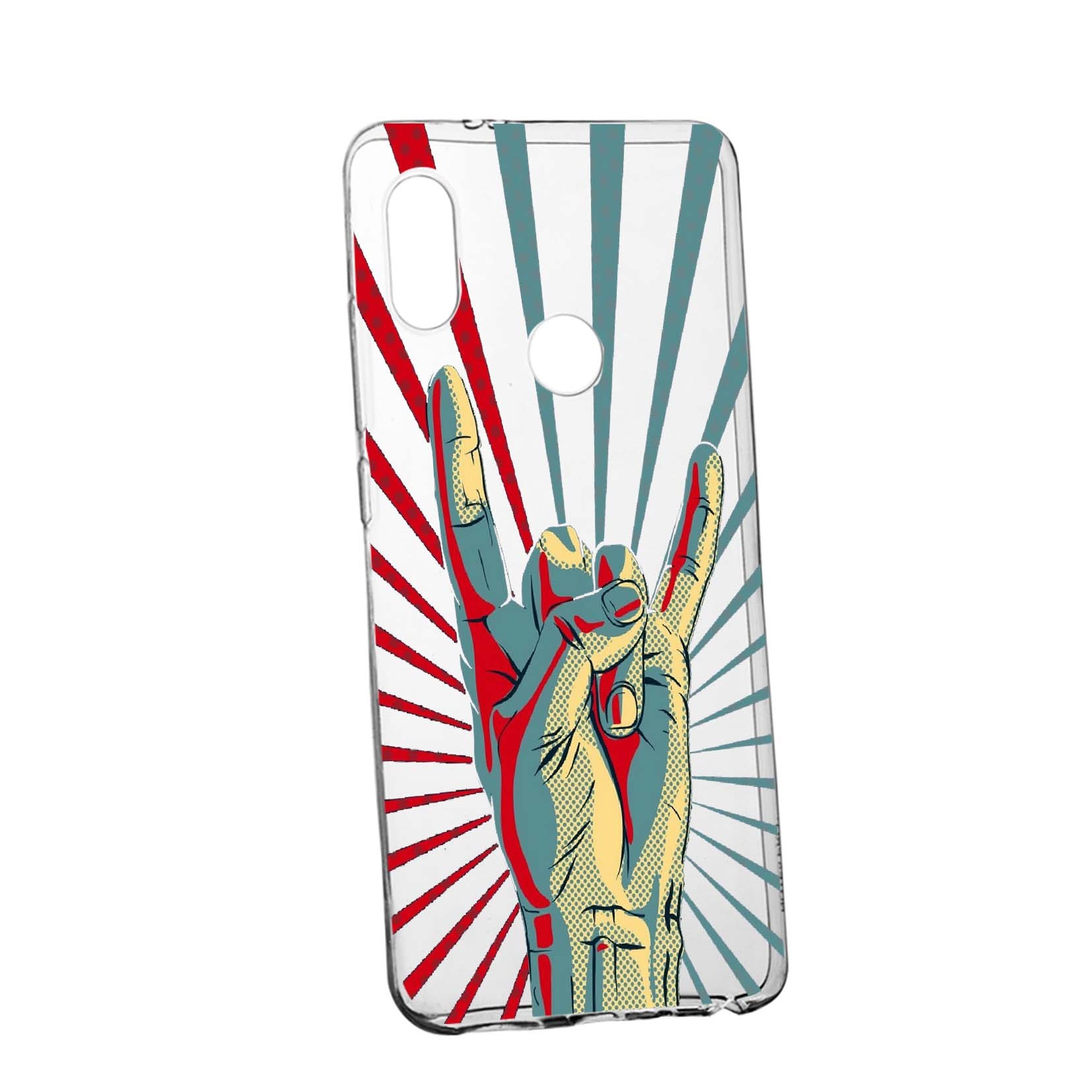 Husa de protectie Rock Music, pentru Xiaomi Redmi S2 / Y2, rezistenta la uzura, anti-alunecare, din silicon Premium, 530