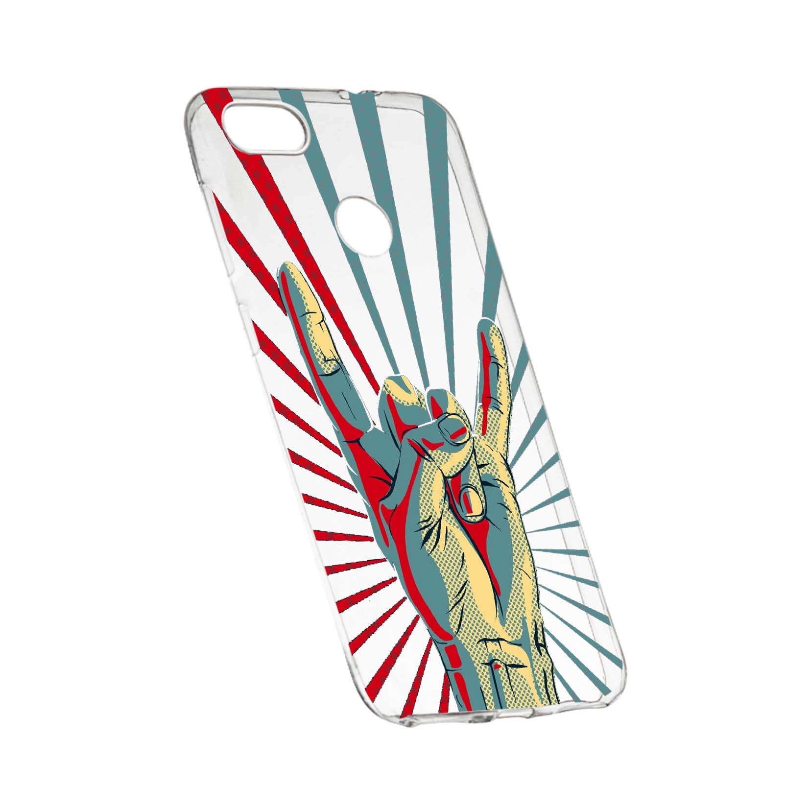 Husa de protectie Rock Music, pentru Huawei Honor 10 Lite, rezistenta la uzura, anti-alunecare, din silicon Premium, 530