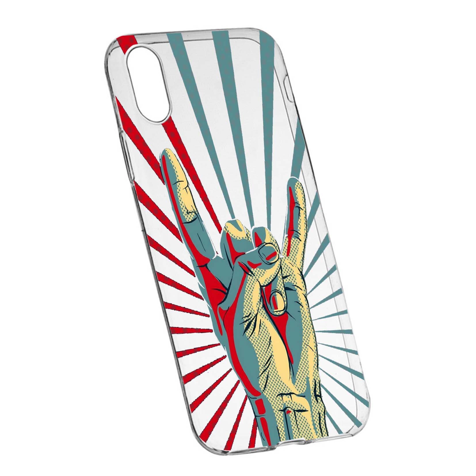 Husa de protectie Rock Music, pentru Xiaomi Mi A2 / Mi 6X, rezistenta la uzura, anti-alunecare, din silicon Premium, 530