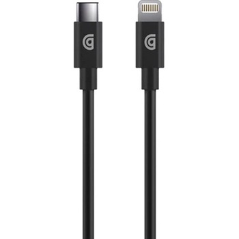 Cablu de incarcare Griffin USB-C la Lightning, 120cm, Negru