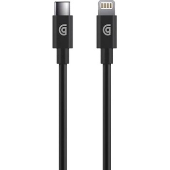 Cablu de incarcare Griffin USB-C la Lightning, 180cm, Negru Cablu de incarcare Griffin USB-C la Lightning, 180cm, Negru