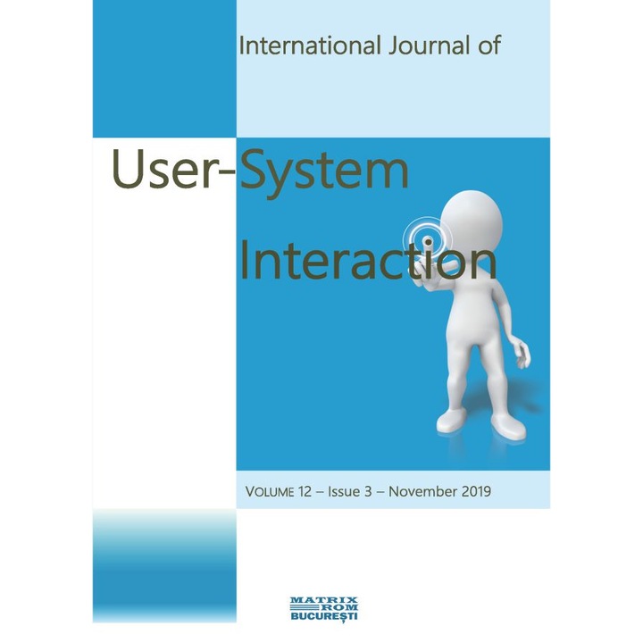 International Journal of User-System interaction nr. 3 2019, Colegiu editorial