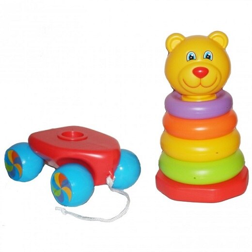 Jucarie bebe, Stacker Teddy, FunTime
