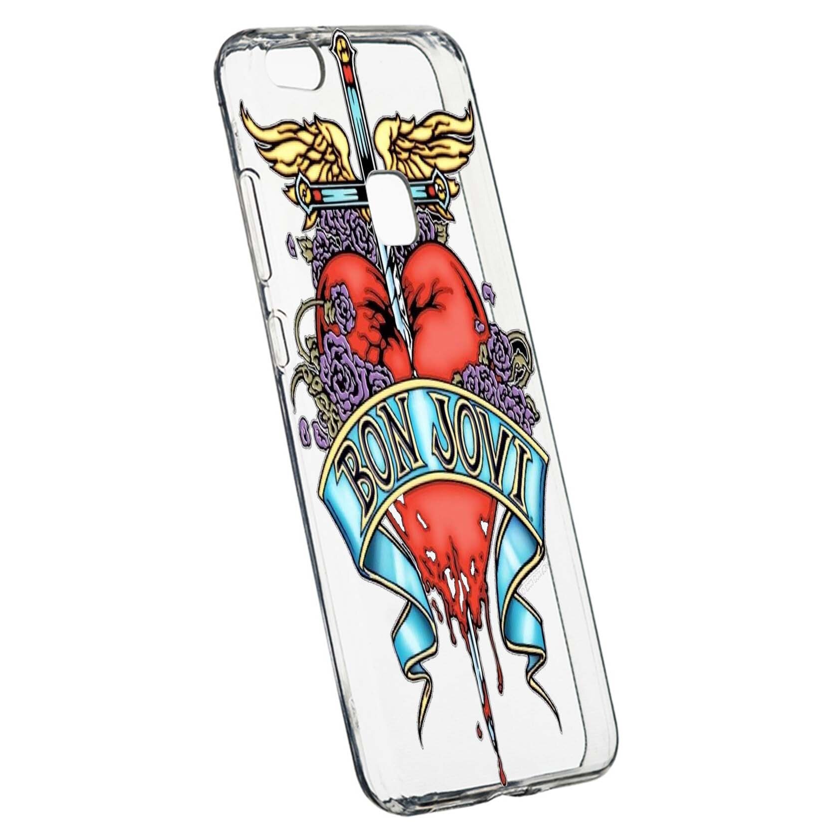 Husa de protectie Bon Jovi, pentru Huawei Honor 8X/ View 10 Lite, rezistenta la uzura, anti-alunecare, din silicon Premium, 533