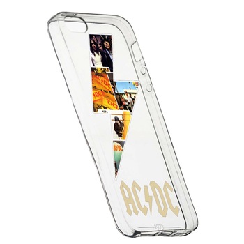 Husa de protectie AC/DC, pentru Apple iPhone 5 / 5S / SE, rezistenta la uzura, anti-alunecare, din silicon Premium, 534 Husa de protectie AC/DC, pentru Apple iPhone 5 / 5S / SE, rezistenta la uzura, anti-alunecare, din silicon Premium, 534