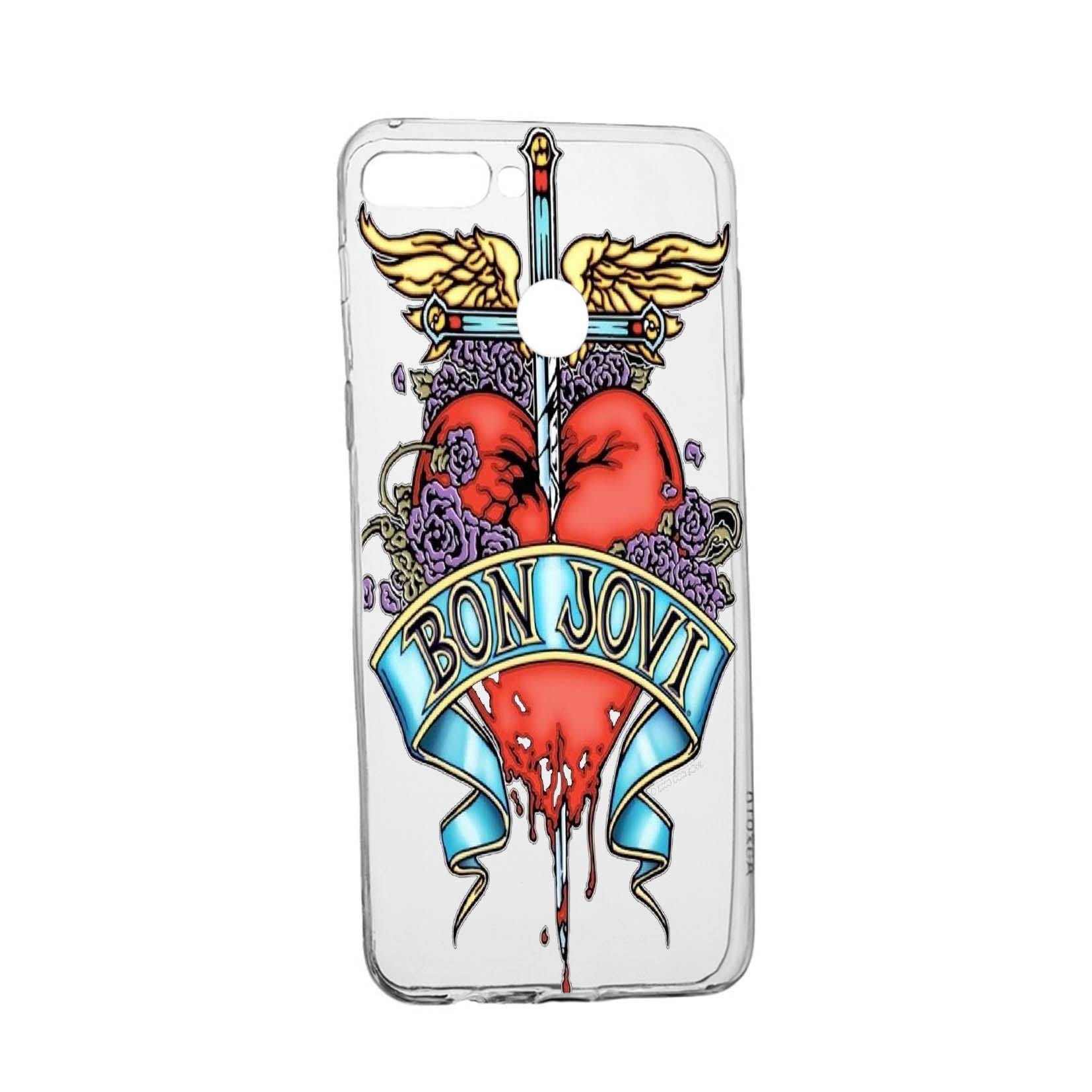 Husa de protectie Bon Jovi, pentru Xiaomi Mi8 Lite, rezistenta la uzura, anti-alunecare, din silicon Premium, 533