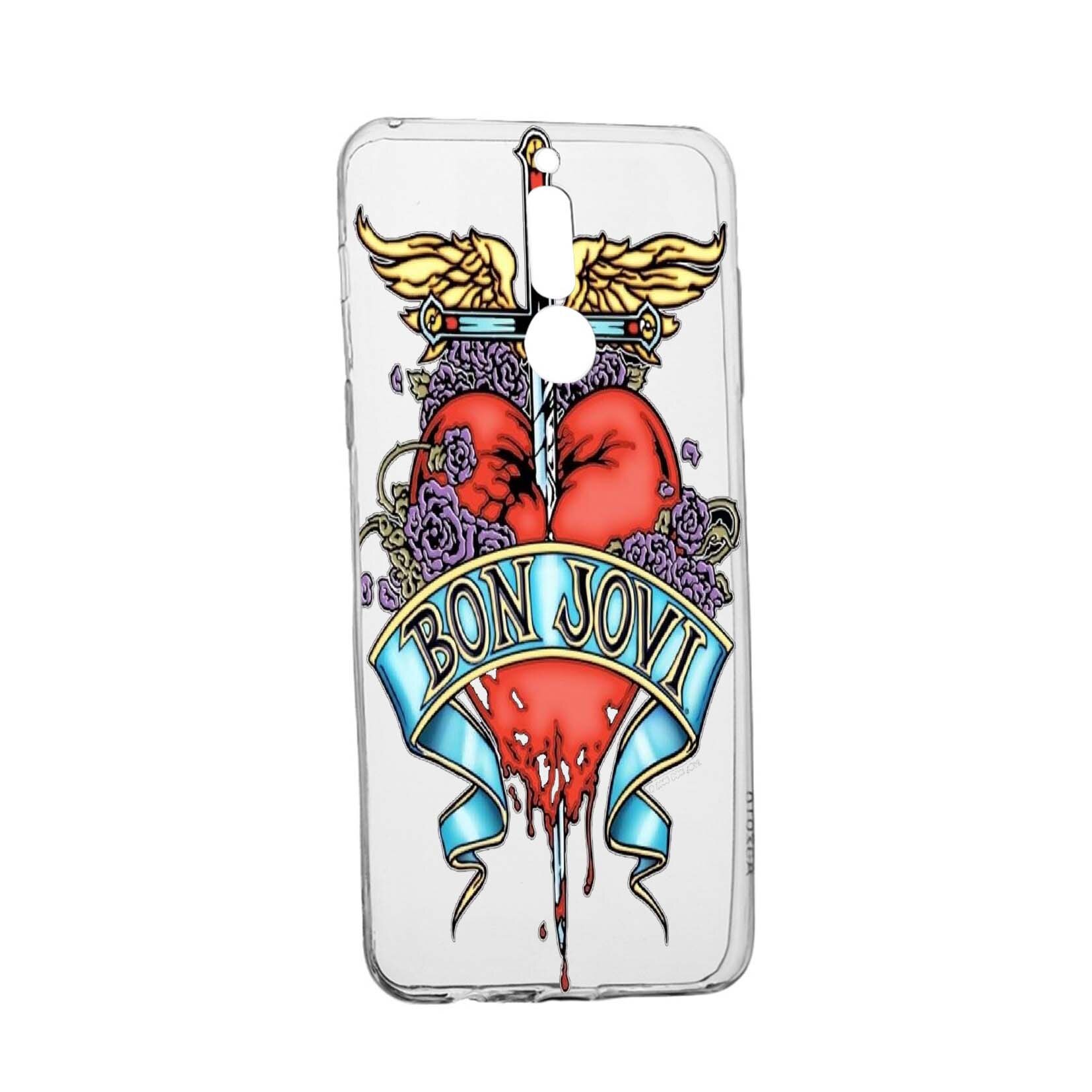 Husa de protectie Bon Jovi, pentru Sony Xperia 1/ XZ4, rezistenta la uzura, anti-alunecare, din silicon Premium, 533