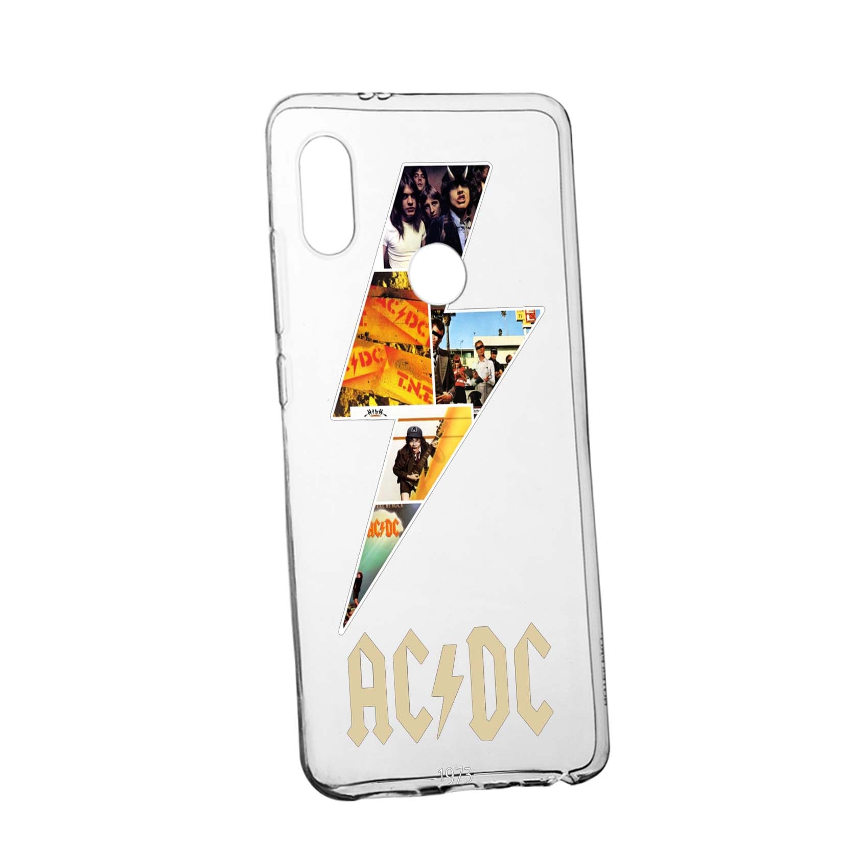 Husa de protectie AC/DC, pentru Huawei Y7 2019, rezistenta la uzura, anti-alunecare, din silicon Premium, 534