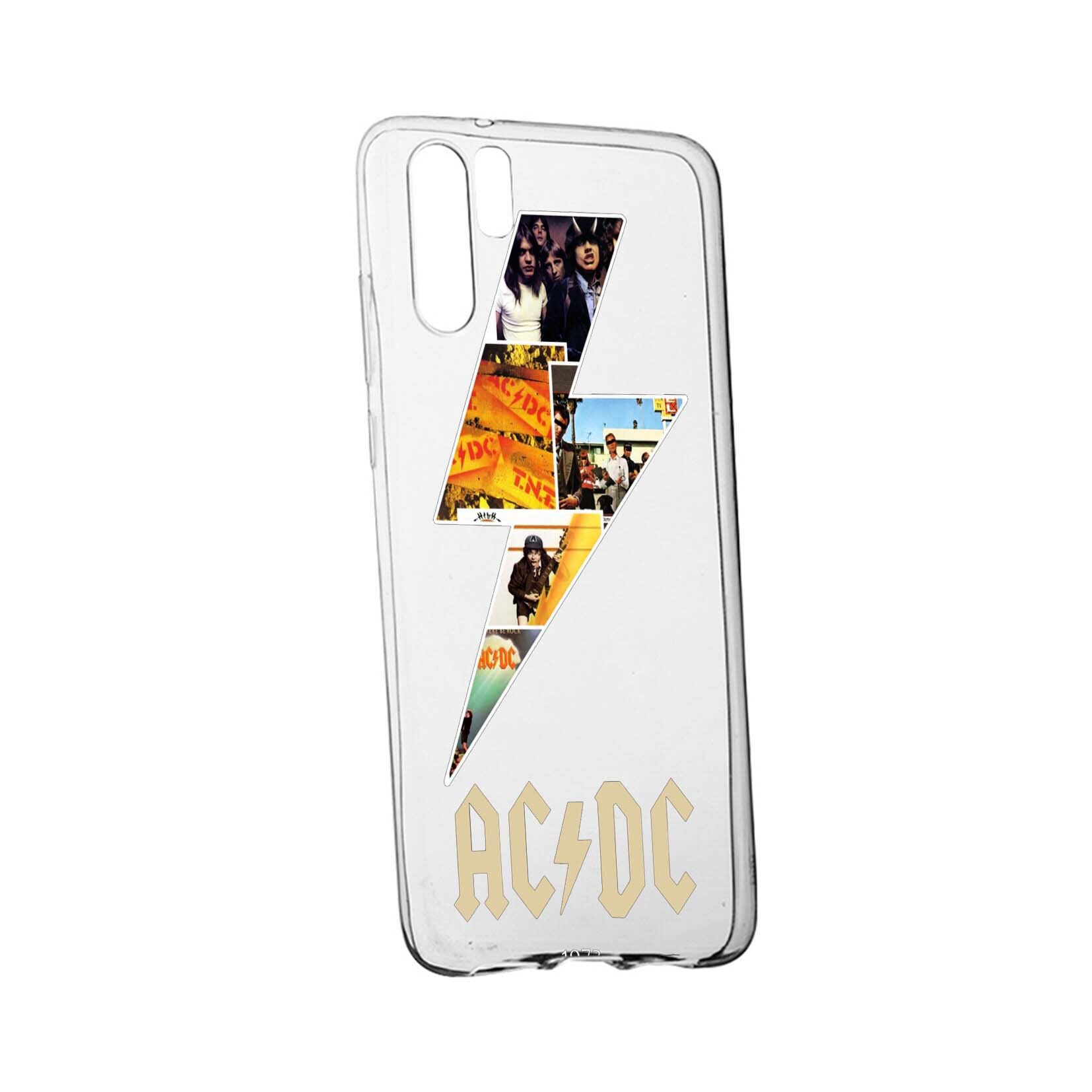 Husa de protectie AC/DC, pentru Samsung Galaxy Note 10 Plus, rezistenta la uzura, anti-alunecare, din silicon Premium, 534