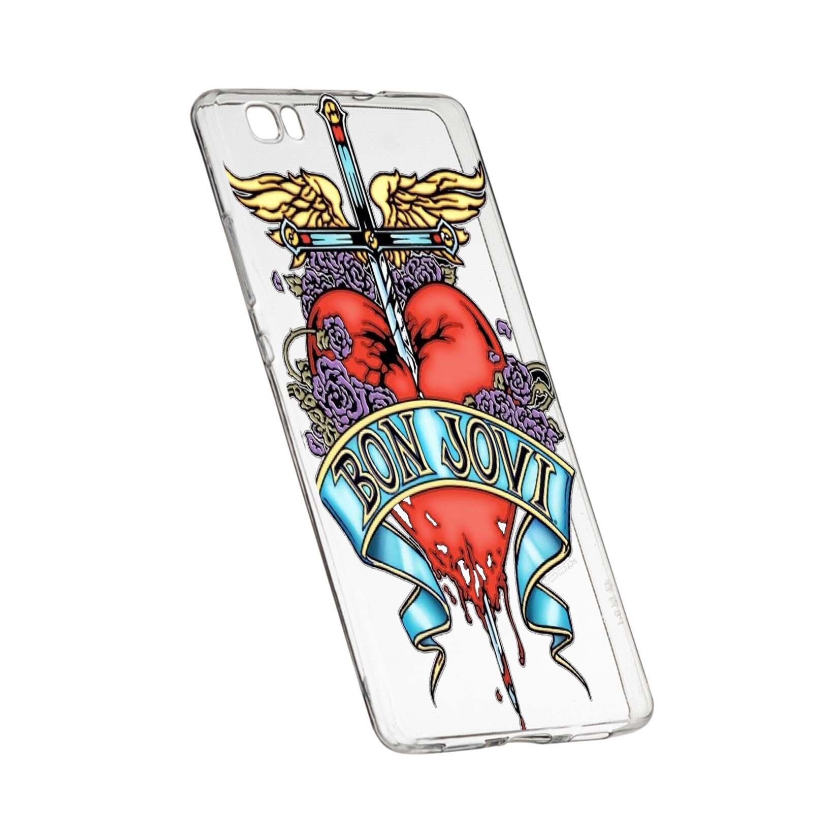 Husa de protectie Bon Jovi, pentru Sony XZ1, rezistenta la uzura, anti-alunecare, din silicon Premium, 533