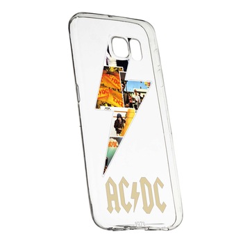 Husa de protectie AC/DC, pentru Samsung Galaxy S7, rezistenta la uzura, anti-alunecare, din silicon Premium, 534 Husa de protectie AC/DC, pentru Samsung Galaxy S7, rezistenta la uzura, anti-alunecare, din silicon Premium, 534