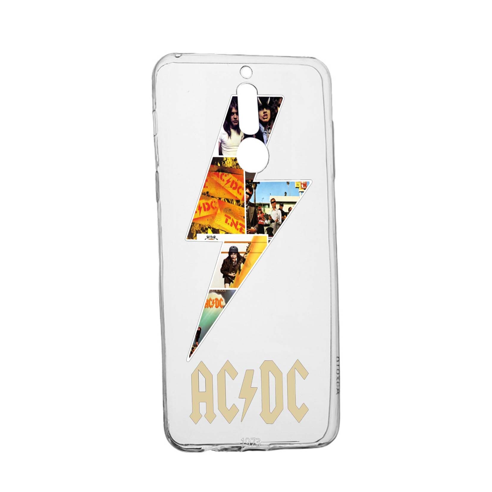 Husa de protectie AC/DC, pentru LG K40 / K12 Plus, rezistenta la uzura, anti-alunecare, din silicon Premium, 534