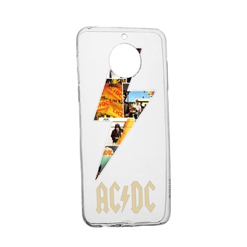 Husa de protectie AC/DC, pentru Motorola Moto G6, rezistenta la uzura, anti-alunecare, din silicon Premium, 534 Husa de protectie AC/DC, pentru Motorola Moto G6, rezistenta la uzura, anti-alunecare, din silicon Premium, 534