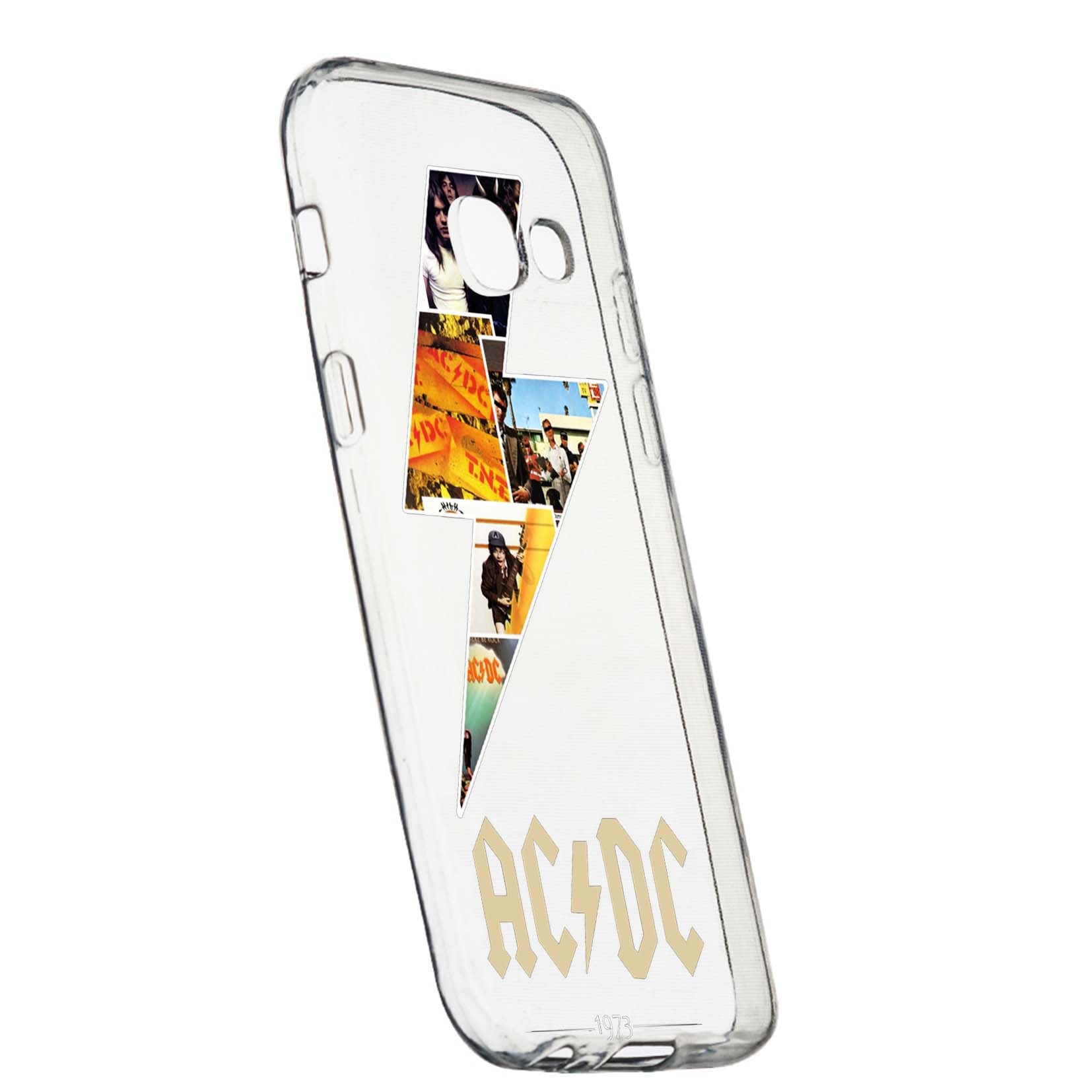 Husa de protectie AC/DC, pentru Samsung Galaxy A5 2016, rezistenta la uzura, anti-alunecare, din silicon Premium, 534
