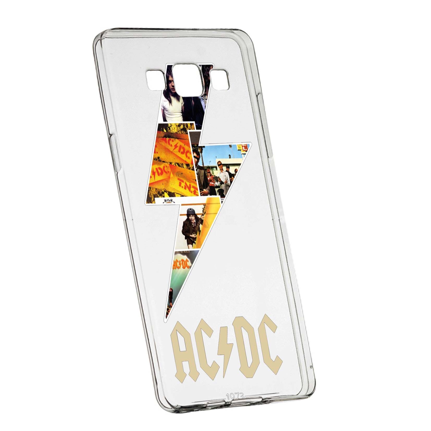 Husa de protectie AC/DC, pentru Samsung Galaxy A3, rezistenta la uzura, anti-alunecare, din silicon Premium, 534
