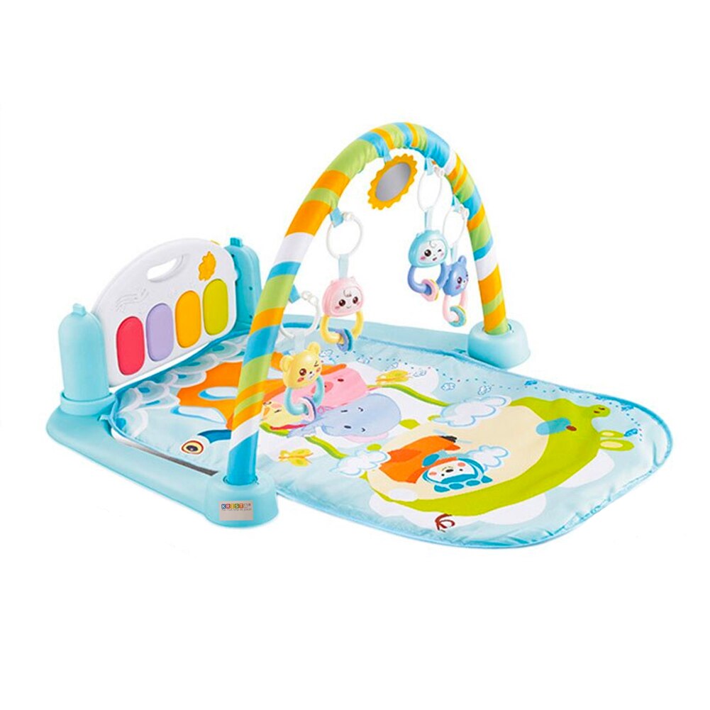 Saltea interactiva pentru gimnastica bebelusilor, cu pian, vernil - Krista®