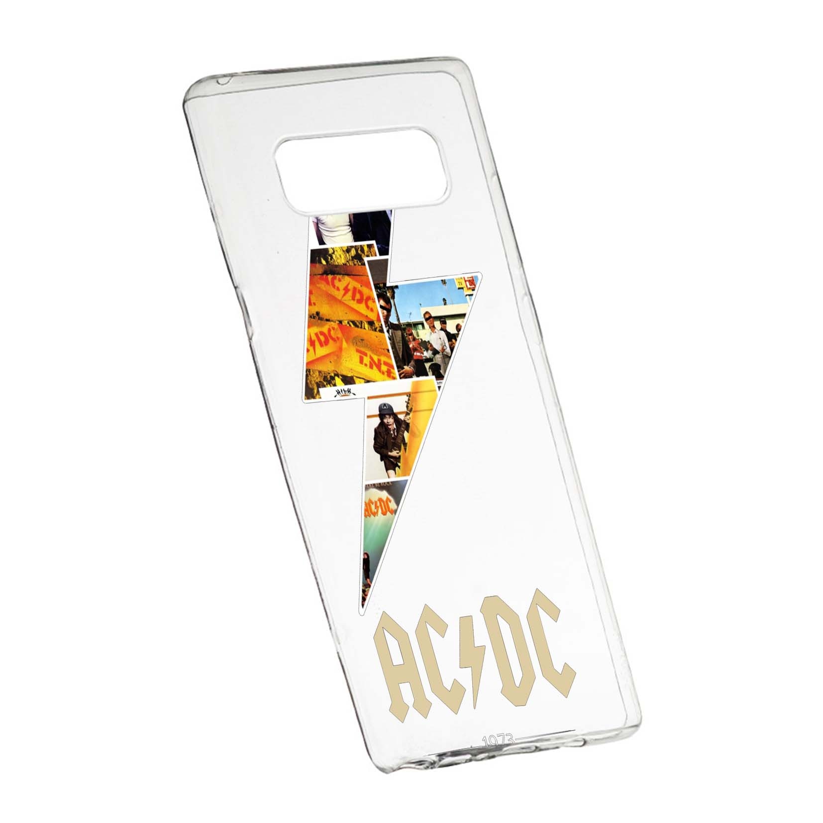 Husa de protectie AC/DC, pentru Samsung Galaxy Note 8, rezistenta la uzura, anti-alunecare, din silicon Premium, 534