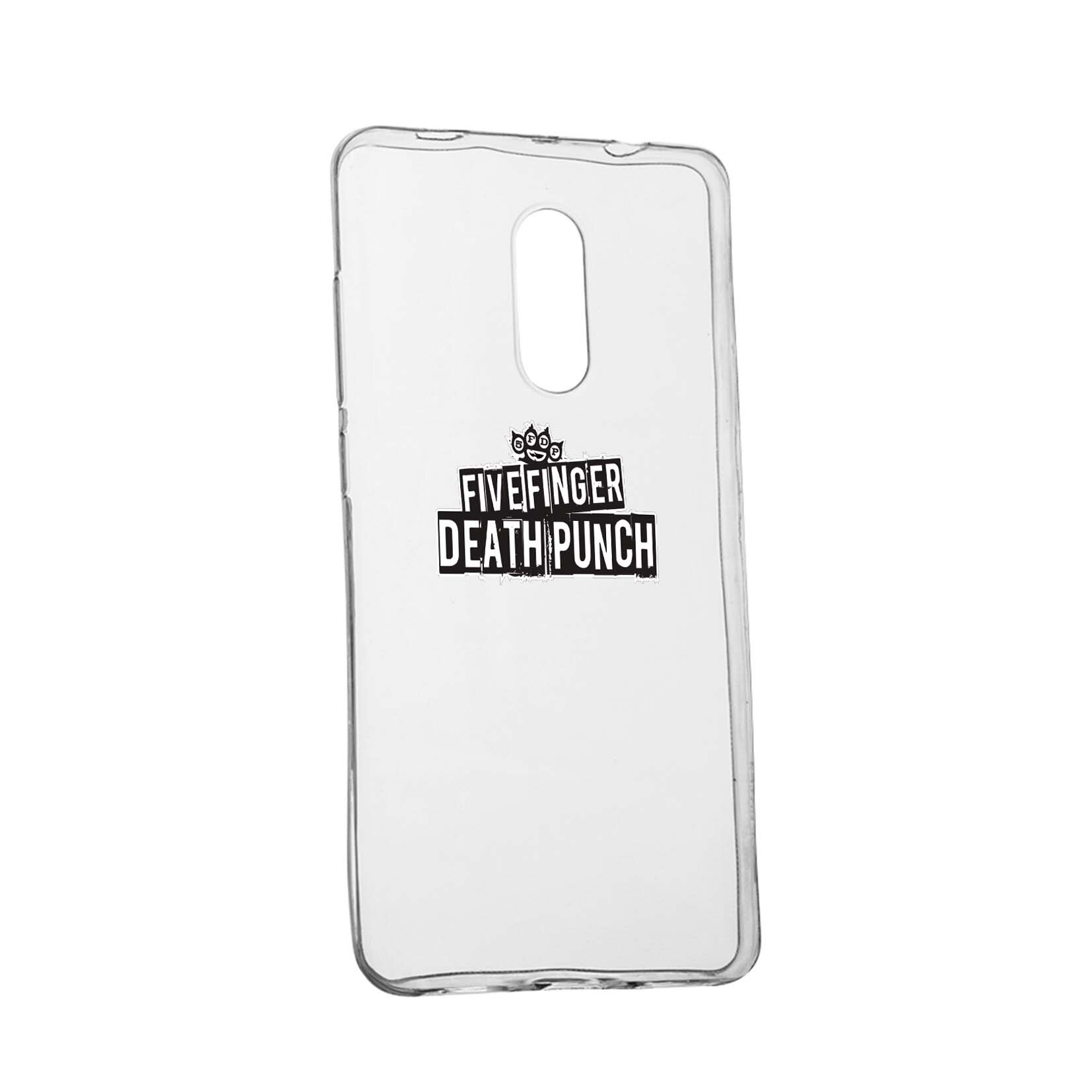Husa de protectie Five FInger Death Punch, pentru Nokia 7.1 Plus, rezistenta la uzura, anti-alunecare, din silicon Premium, 536